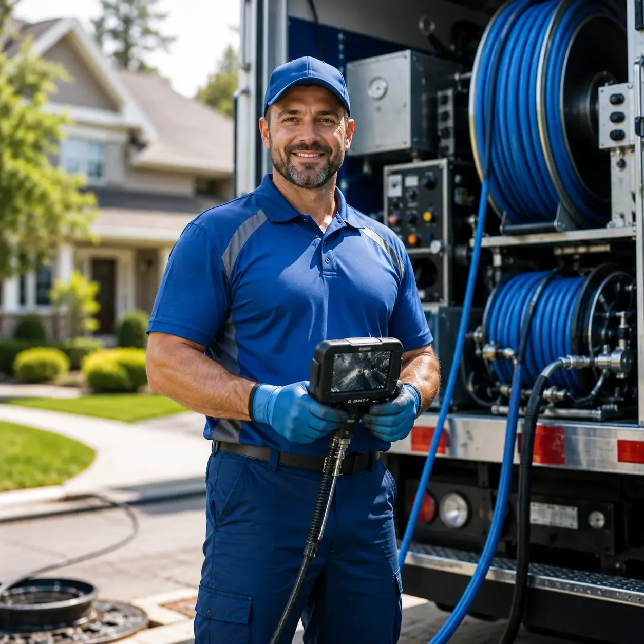 Local outdoor drain cleaning specialists in La Plume, PA